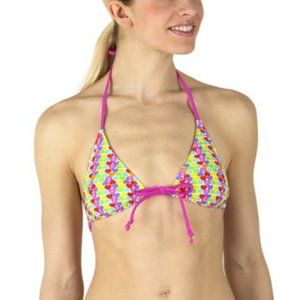 Target Pink Rainbow Heart Bikini Size Small